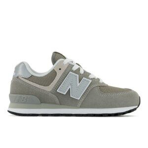 New Balance Kids' 574 V1 Lace-Up Sneakers, Grey/White